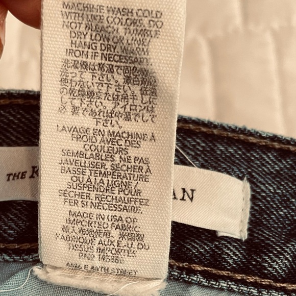 THE GREAT The Kick Bell Jean Cliff Wash Cropped Flare wide leg denim Sz 27 - Picture 14 of 14